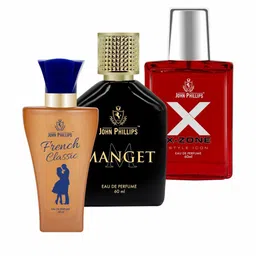 JOHN PHILLIPS Set Of 3 Classic Manget & XX-Zone Eau De Perfumes 60ml Each-picture-14