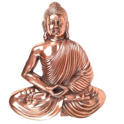 apka mart Brown Metal Buddha Wall Hanging-picture-21