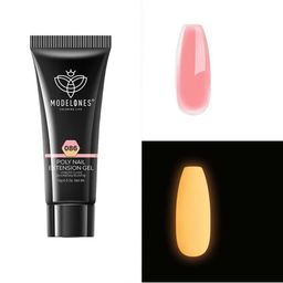 Modelones Long Lasting UV & LED Cured Poly Nail Extension Gel 15g - Salmon Pink 086-25