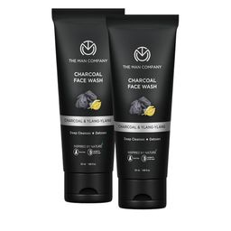 THE MAN COMPANY Set Of 2 Activated Charcoal Face Wash With Ylang-Ylang - 50ml Each-23