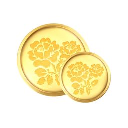 BHIMA 24K 999 Purity Flower Gold Coin Combo (5g+1g)-image-99