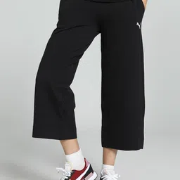 Puma Women Cotton Wide-Leg Track Pants-image-14