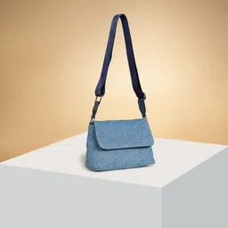 Forever Glam by Pantaloons Colourblocked PU Structured Sling Bag with Tasselled-7