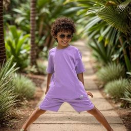 Jumping Joey Boys Pure Cotton T-shirt with Shorts-image-67