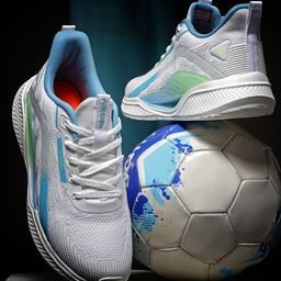 Action Men Mesh Lace Up Running Shoes-picture-0