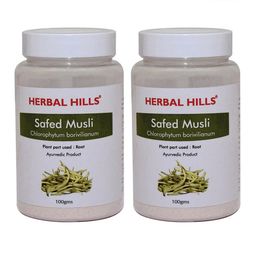 Herbal Hills Safed Musli Powder (100 g Pack of 2)-image-76