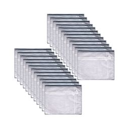 Kuber Industries Grey & White 24 Pieces Reusable Drawer Organisers-57