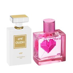 CFS Oudh White & Pure Heart Pink Set Of 2 Long Lasting Eau De Parfum - 100ml Each-image-30