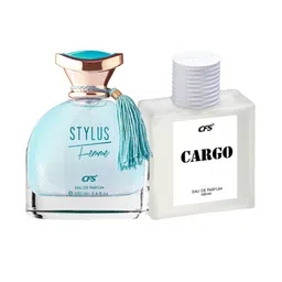 CFS Stylus  & Cargo White Set Of 2 Long Lasting Eau De Parfum - 100ml Each-55