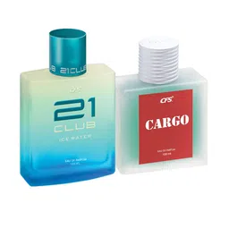 CFS Ice Water & Cargo Blue Set Of 2 Long Lasting Eau De Parfum - 100ml Each-12