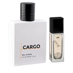 CFS Cargo Blanc & For You Set Of 2 Long Lasting Eau De Parfum - 100 ml - 25 ml image 1