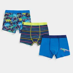 mothercare Boys Blue Pack Of 3 Trunks-image-63