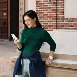 Harvard Women Gorgeous Green Solid Uniform Dressing Sweater-image-53