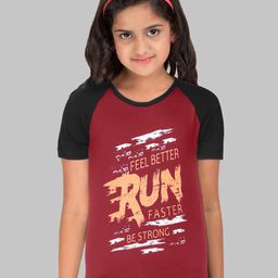 Fleximaa Kids Multicoloured Floral Printed Running T-shirt-22