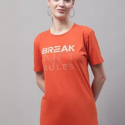 VIMAL JONNEY Typography Printed Cotton T-shirt-image-59