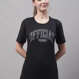 VIMAL JONNEY Typography Printed Round Neck Cotton T-shirt-image-58