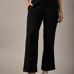 The Roadster Lifestyle Co Wide Leg Trouser-image-60