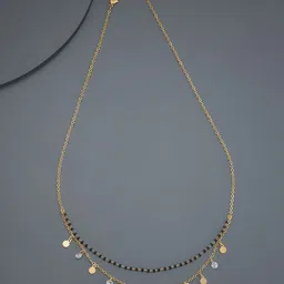 Kushal's Fashion Jewellery Gold-Plated Beaded Layered Mangalsutra-12
