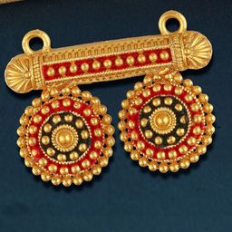 Vighnaharta Gold-Plated Mangalsutra Pendant-image-107