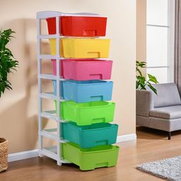 Kuber Industries White Set of 1 Reusable Drawer Organiser Organisers-15