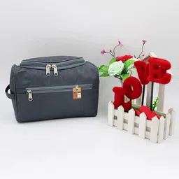 atorakushon Grey Solid Makeup Jewellery Organiser-picture-25