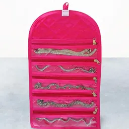 atorakushon Set Of 2 Pink Solid Organisers-14