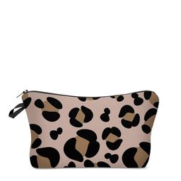 HOUSE OF QUIRK Beige Printed Multipurpose Makeup Cosmetic Organisers-image-46
