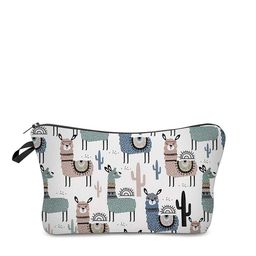HOUSE OF QUIRK White Printed Multipurpose Makeup Cosmetic Organiser-46