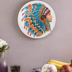kolorobia Dauntless Red Indians Wall Plate-picture-17