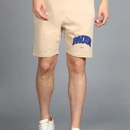 Alan Jones Men Mid-Rise Typography Printed Casual Cotton Shorts-image-21