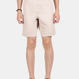 t-base Men Mid Rise Pure Cotton Shorts-image-33