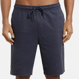 Jockey Men Charcoal Grey Solid Lounge Shorts-picture-16