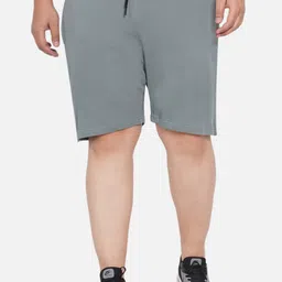 Santonio Plus Size Men Mid-Rise Pure Cotton Shorts-image-24