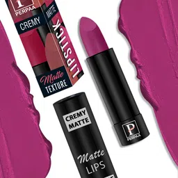 PERPAA SetOf3 Creamy Matte Bullet Lipstick-3.5gEach-Rose Magenta-Pink Fusion-Ruby Magenta-21