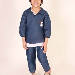 Ameeha Boys Printed Pure Cotton Track Suit with jogger pant-picture-9