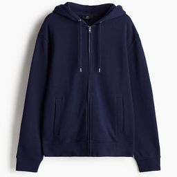 H&M Pure Cotton Zip-Through Hoodie-46