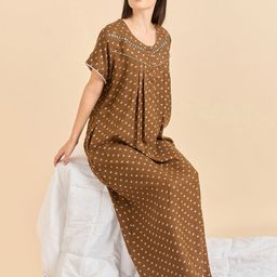 Sweet Dreams Printed Maxi Nightdress-image-76