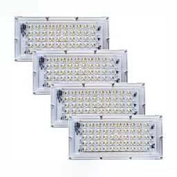 SPARK WORLD White 4 Pieces Textured Outdoor Lamps-image-5