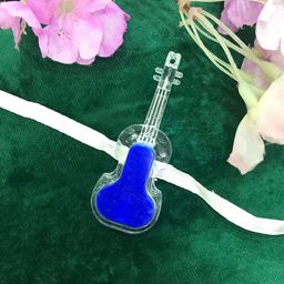 MORKANTH JEWELLERY Boys Blue & Transparent Guitar Light Rakhi-image-56