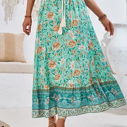 StyleCast Printed Midi Skirt-image-60
