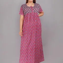 JVSP FASHION Floral Printed Maxi Nightdress-picture-10
