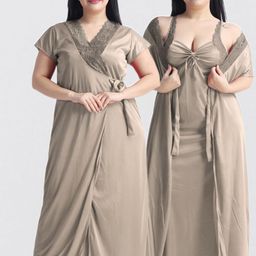 NIGHT KEYS Pack Of 2 Maxi Nightdress-87