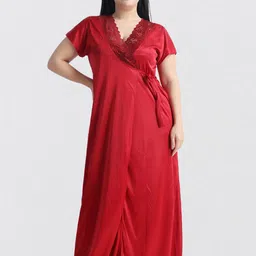 NIGHT KEYS Pack Of 6 Maxi Nightdress With Robe-image-80