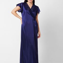 NOIRA Satin Maxi Nightdress With Robe-43
