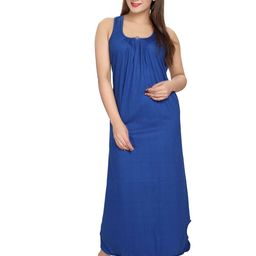 Inner Beats Blue Maxi Nightdress-image-50