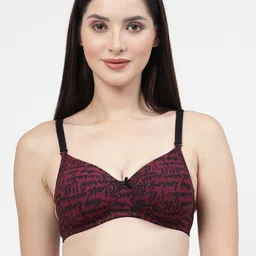 DressBerry Printed Medium Coverage Padded T-shirt Bra With All Day Comfort-17