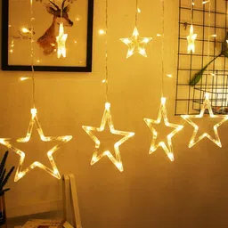 ENORMITY Yellow Star Shape String Light-78