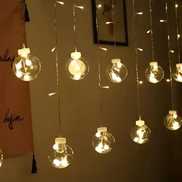 SPARK WORLD Yellow Rice Shaped String Lights-27