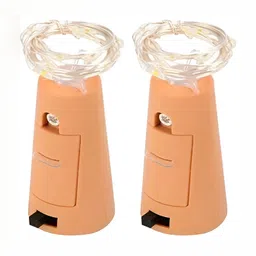 SPARK WORLD Yellow 2 Pieces Rice Shape String Lights-25