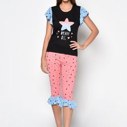 CUSHYBEE Women Multicoloured Printed Cotton Night suit-image-96